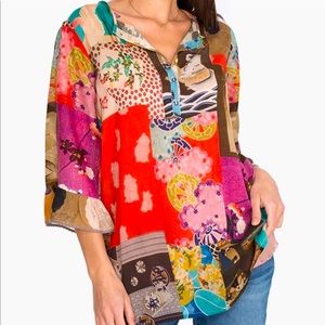 Jonny Was‎ NWT Colorful Multi-Print Vera Tunic Size Small